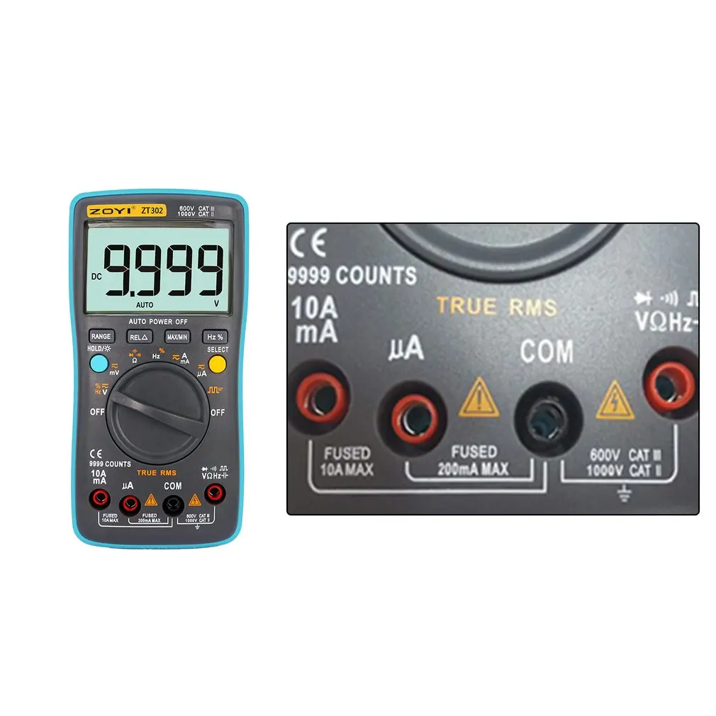 ZT302 Instrumentation High-precision Automatic/manual Range Digital Multimeter Mini Universal Tester | Инструменты
