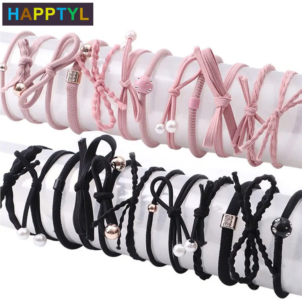 HAPPTYL 24 шт./компл. корейский эластичный держатель для волос с хвостиком Милая