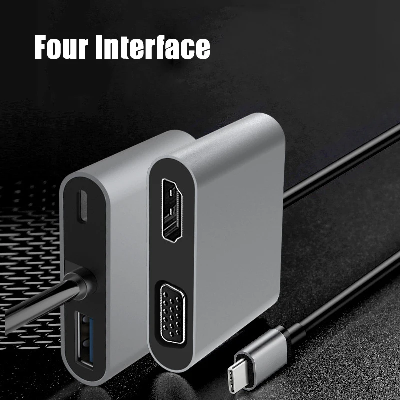 

Convenience Multiport Hub Docking Station Adapter Dock Compatible for USB C Laptops @M23