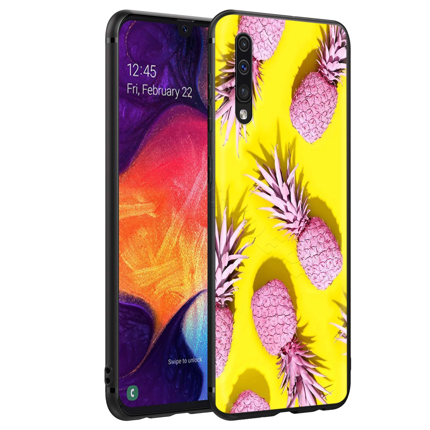 Webbedepp вкусные фрукта ананаса чехол для samsung Galaxy S7 S8 S9 S10 Edge Plus Note 10 8 9 A10 A20 A30 A40 A50 A60 A70