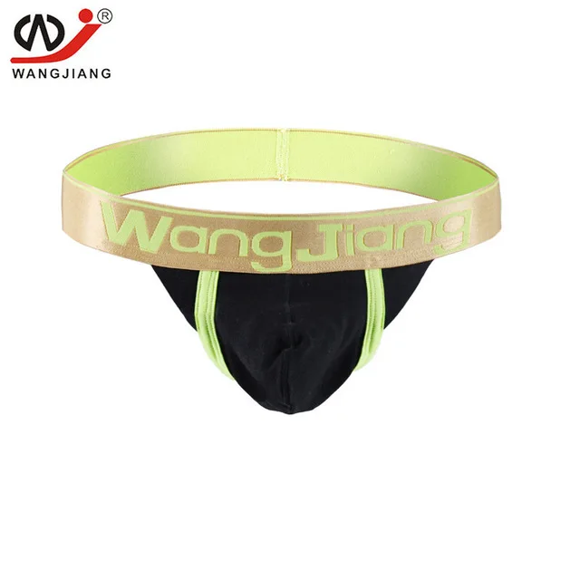 WJ Men's Underwear Sexy Strapless G-string Mooning Foreign Trade Cotton Soft T-back 1018WD |