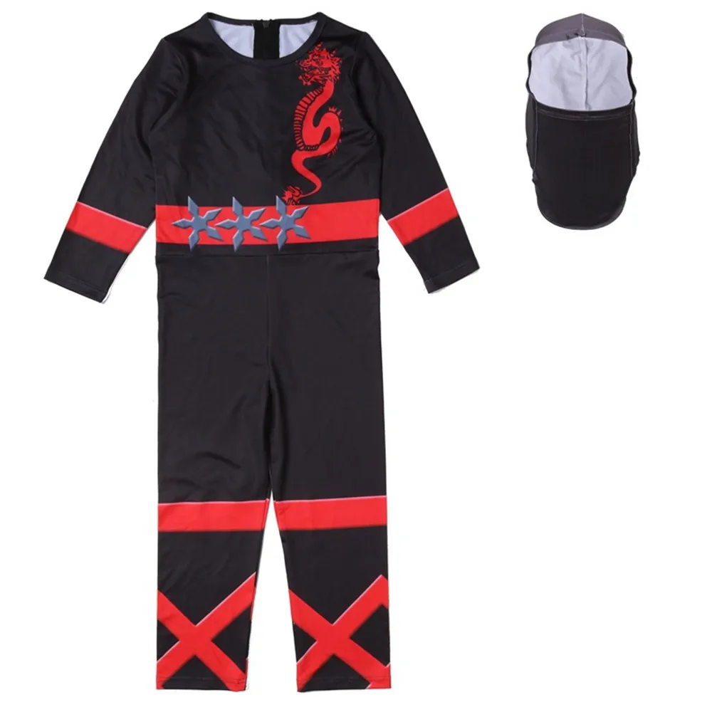 Ninja cosplay Costume Halloween For Kids Role Play Party Cosplay Anime Clothing Jumpsuits |