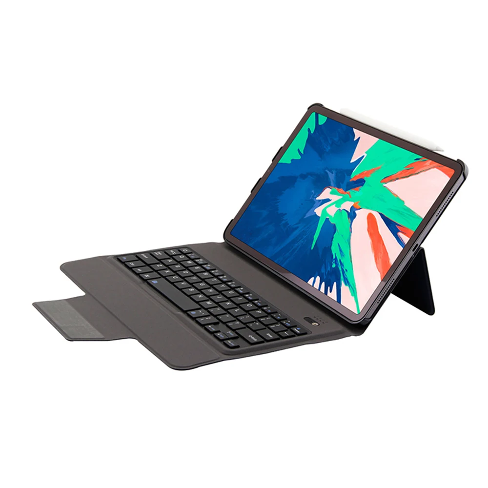 Чехол KISS для клавиатуры, Чехол для iPad Pro 11, мягкий чехол из искусственной кожи, держатель для карандашей, идеально подходит, умный чехол, тонкая задняя крышка для iPad Air 3