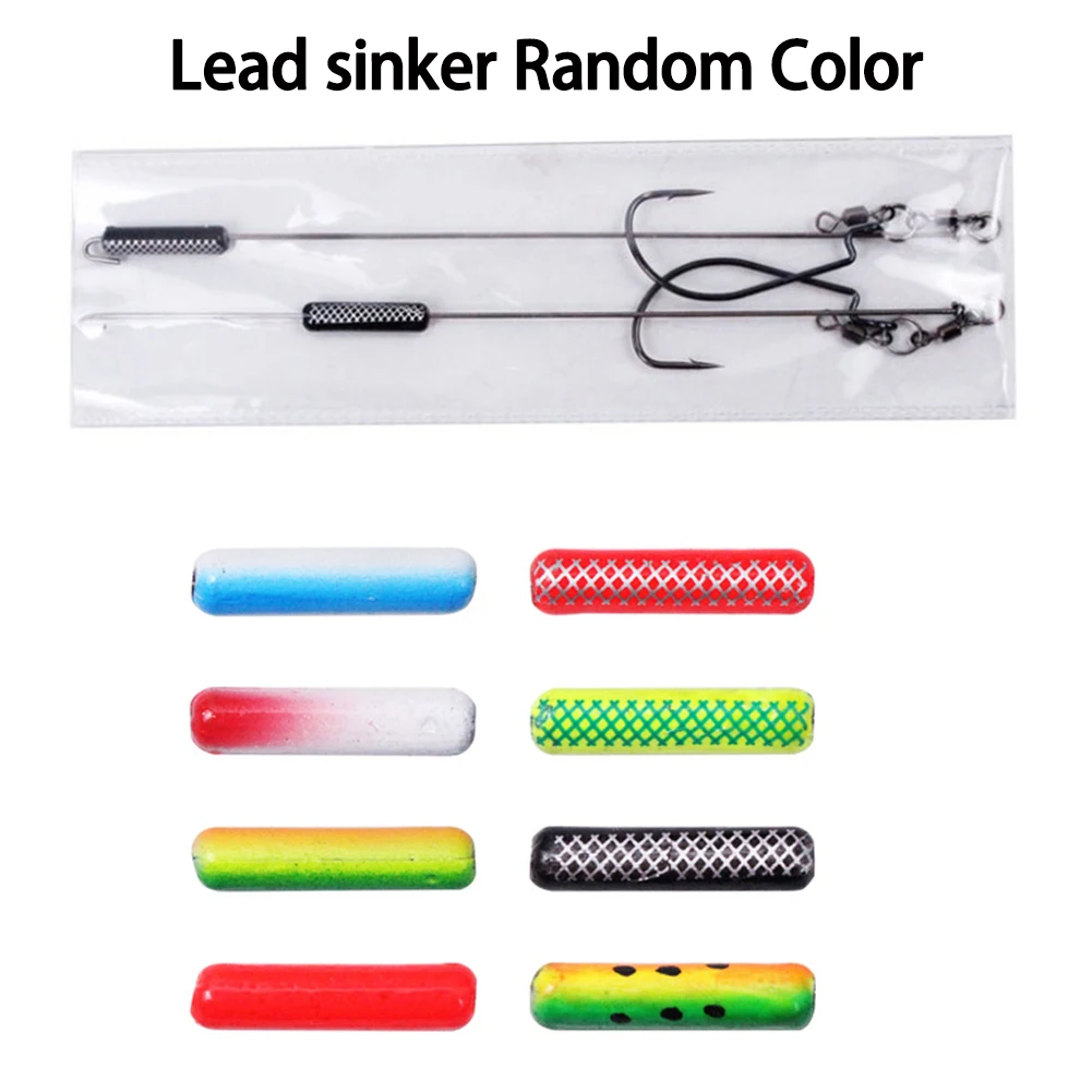 

2pcs Drop Punch Shot Rig Bass Fishing Crank Hook Weight Kit Swivels Sinkers Durable Fishing Tackle Gear Accessories Pesca