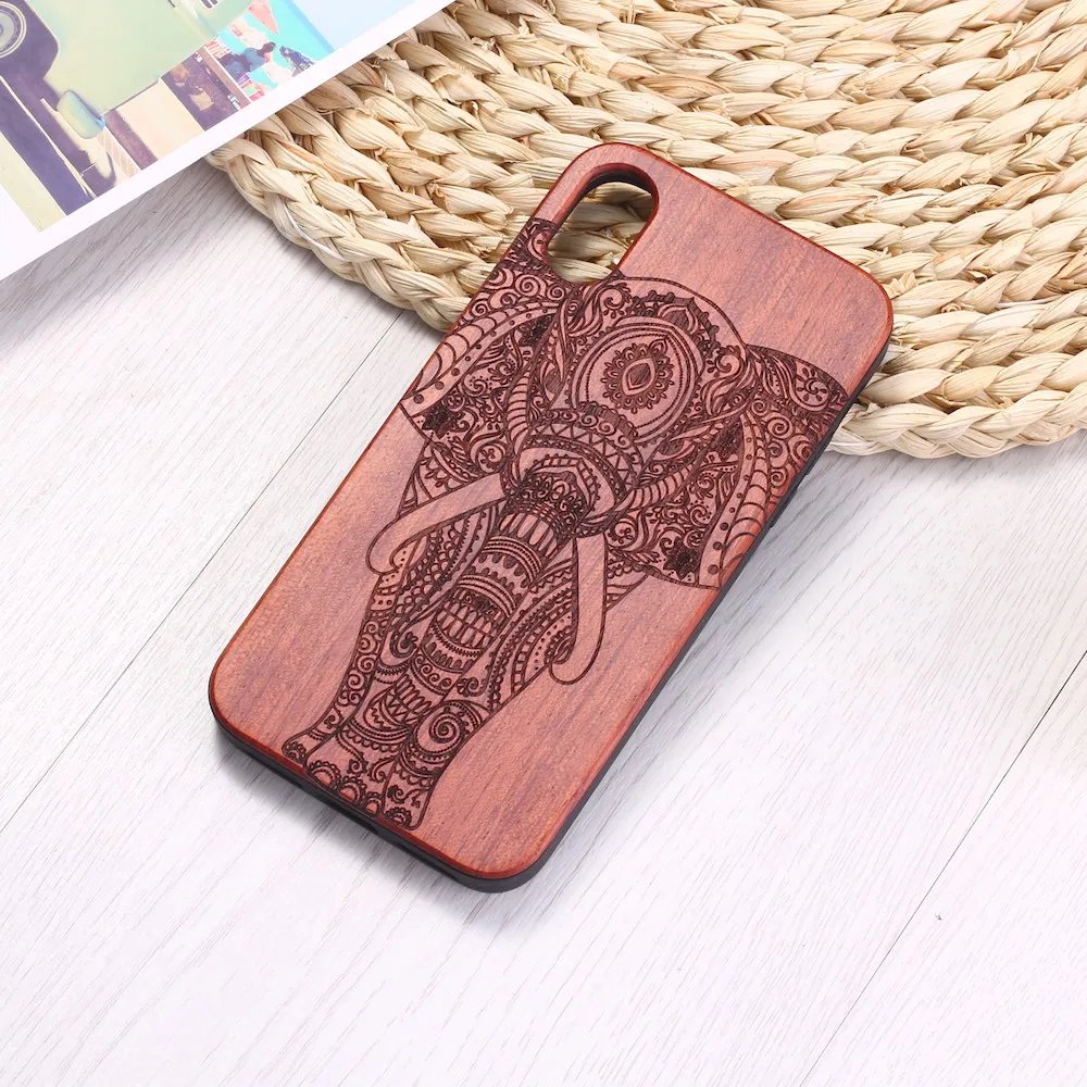 Винтажный чехол для телефона с изображением слона индийского цветка хны и