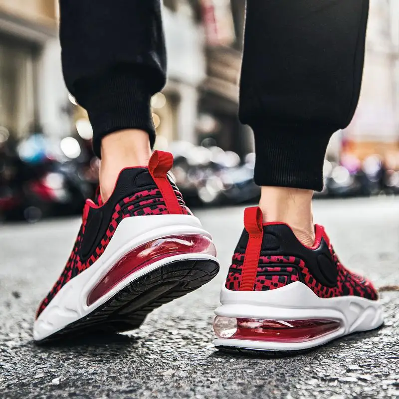 

New Air Cushion Breathable Running Shoes for Men 2021 Hot Sale Mens Comfortable Jogging Sport Shoes Male Wear Resistant Sneakers