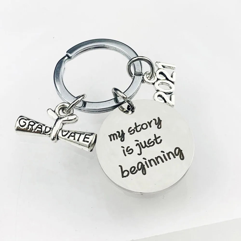 

Graduation keychain Gift High School Graduation College Graduation