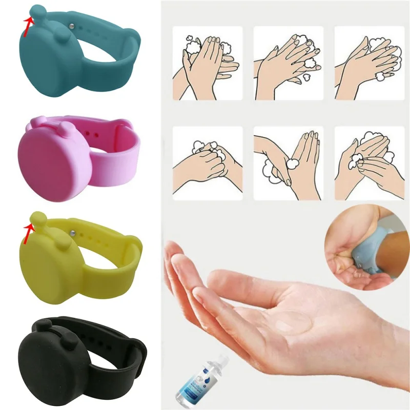 Браслет для дезинфицирующего средства рук регулируемый переносной диспенсер