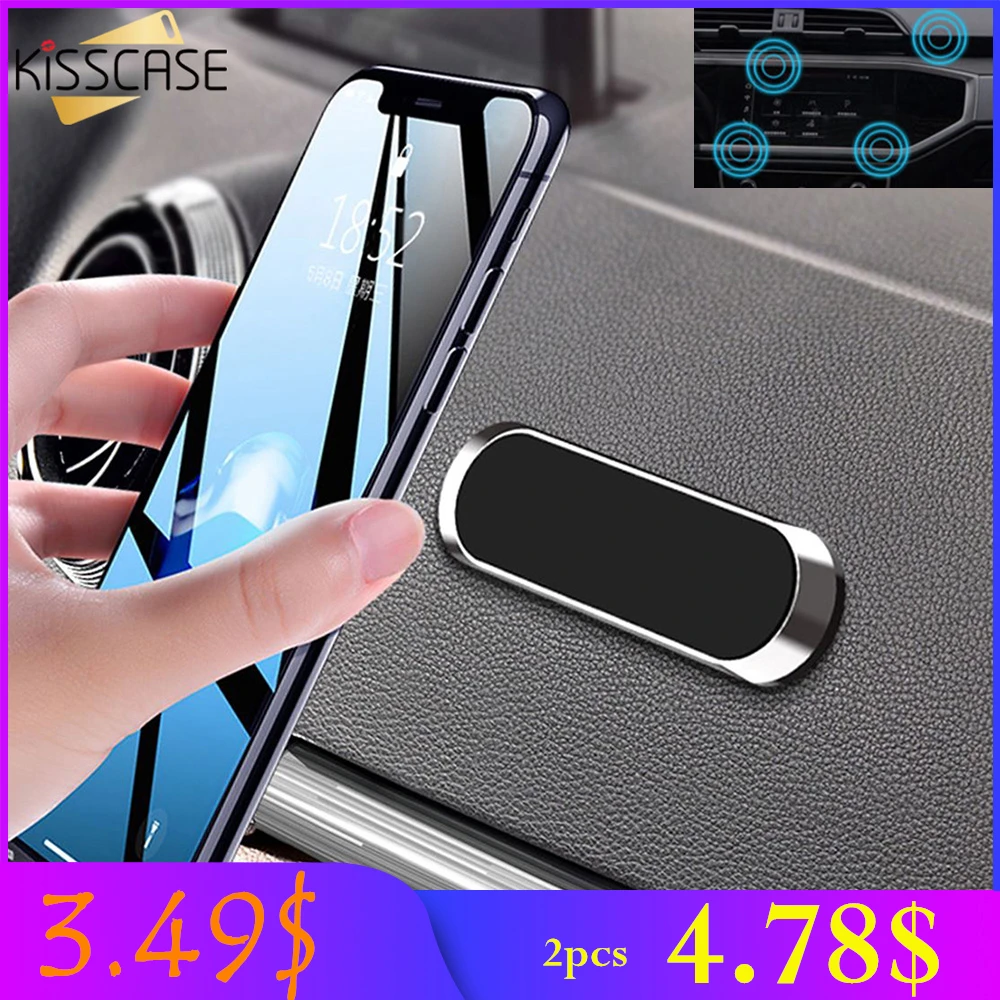 KISSCASE мини полоса магнитный автомобильный держатель для телефона Подставка