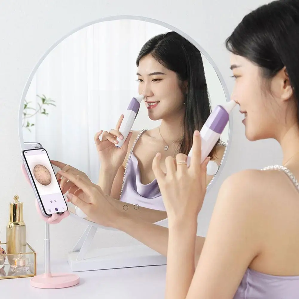 

New Visual Blackhead Meter Beauty Instrument Nose Blackhead Visual Cleaner Skin Horny Acne Pore Intelligent Skin Car F1j2
