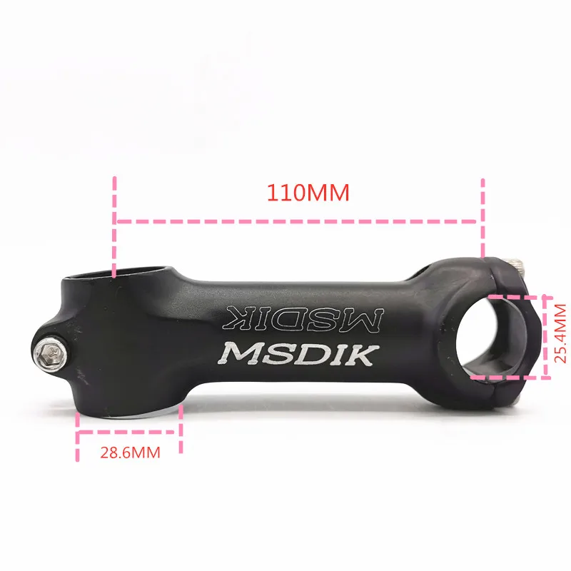 Вынос руля для горного велосипеда алюминиевый сплав 25 4*110 мм черный | Спорт и