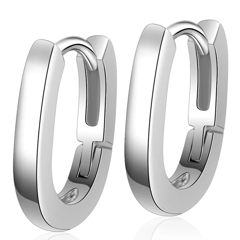 

7KMOOR New Fashion 925 Sterling Silver Men Gold Earring Geometric Earrings For Women Female Korea Jewelry 2021 Oorbellen