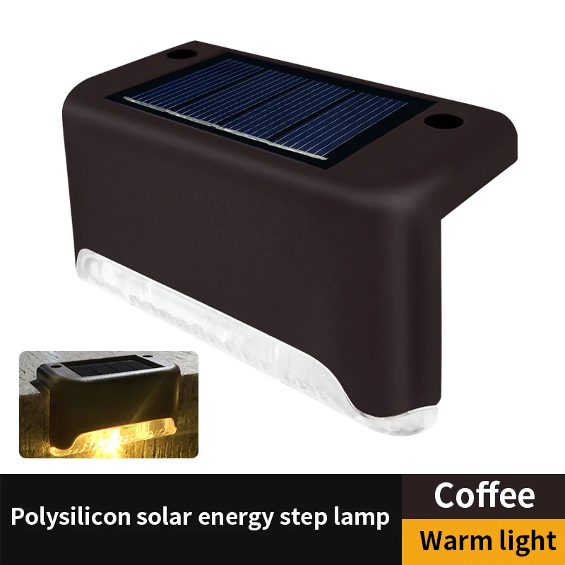

Led Solar Outdoor Stair Light Waterproof Step RGB Color Garden Park Landscape Lighting Garden Landscape Lamp For Street Pathway