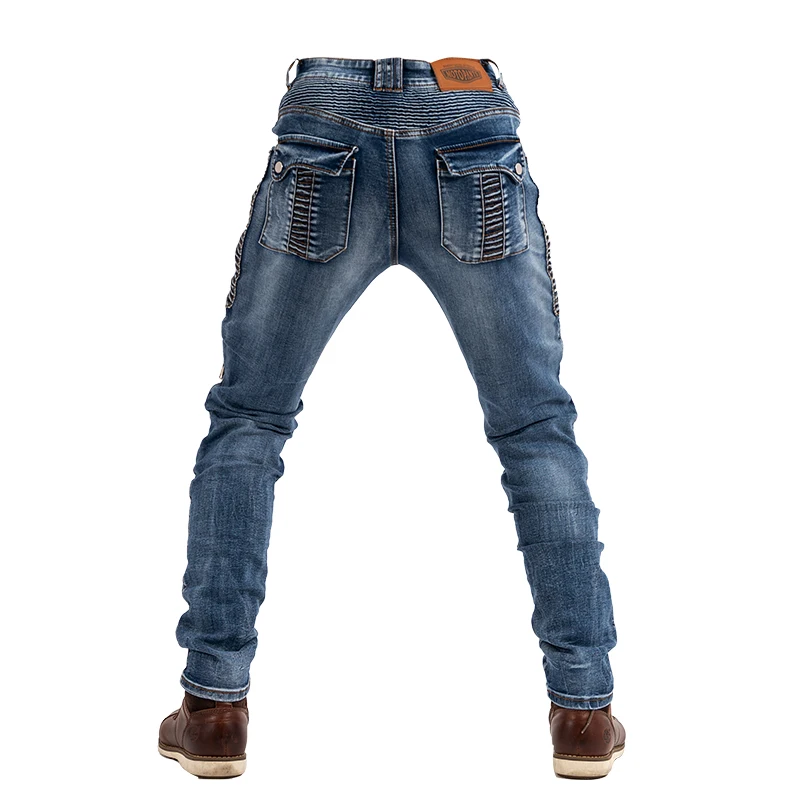 Motorcycle Riding Jeans With 4 X Armor Knee Hip Pads Motocross Racing Pants Motorbike Cycling Trousers Protective | Автомобили и