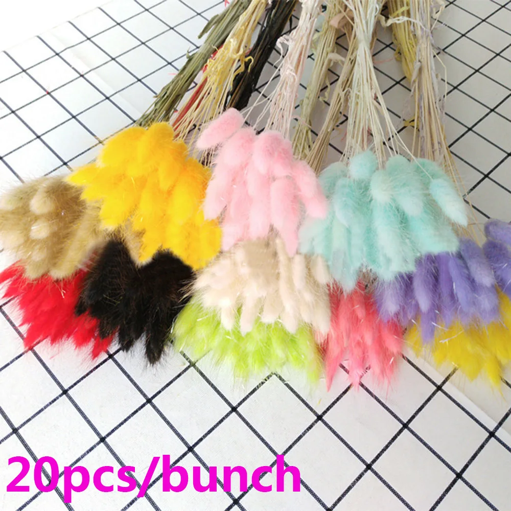 20 шт. сушеные цветы из натурального материала для украшения дома|Украшения