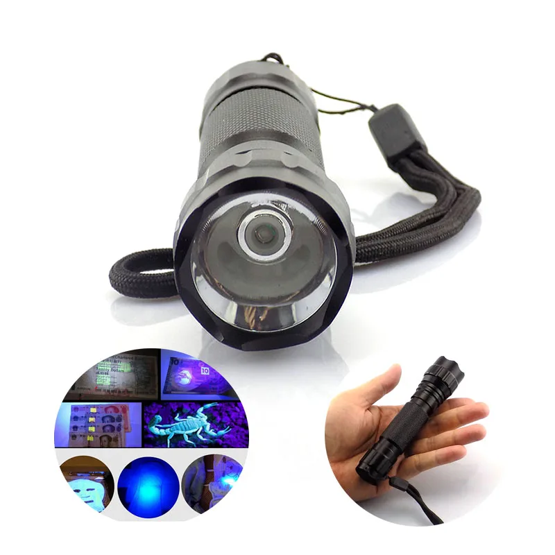 

Фонарь УФ высокой мощности 30,4 нм, светодиодный Ультрафиолетовый фонарь с черным светом, 395 нм для детектора денег