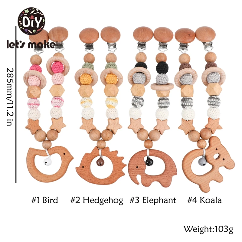 1 шт. деревянный Прорезыватель для зубов и соски | Мать ребенок