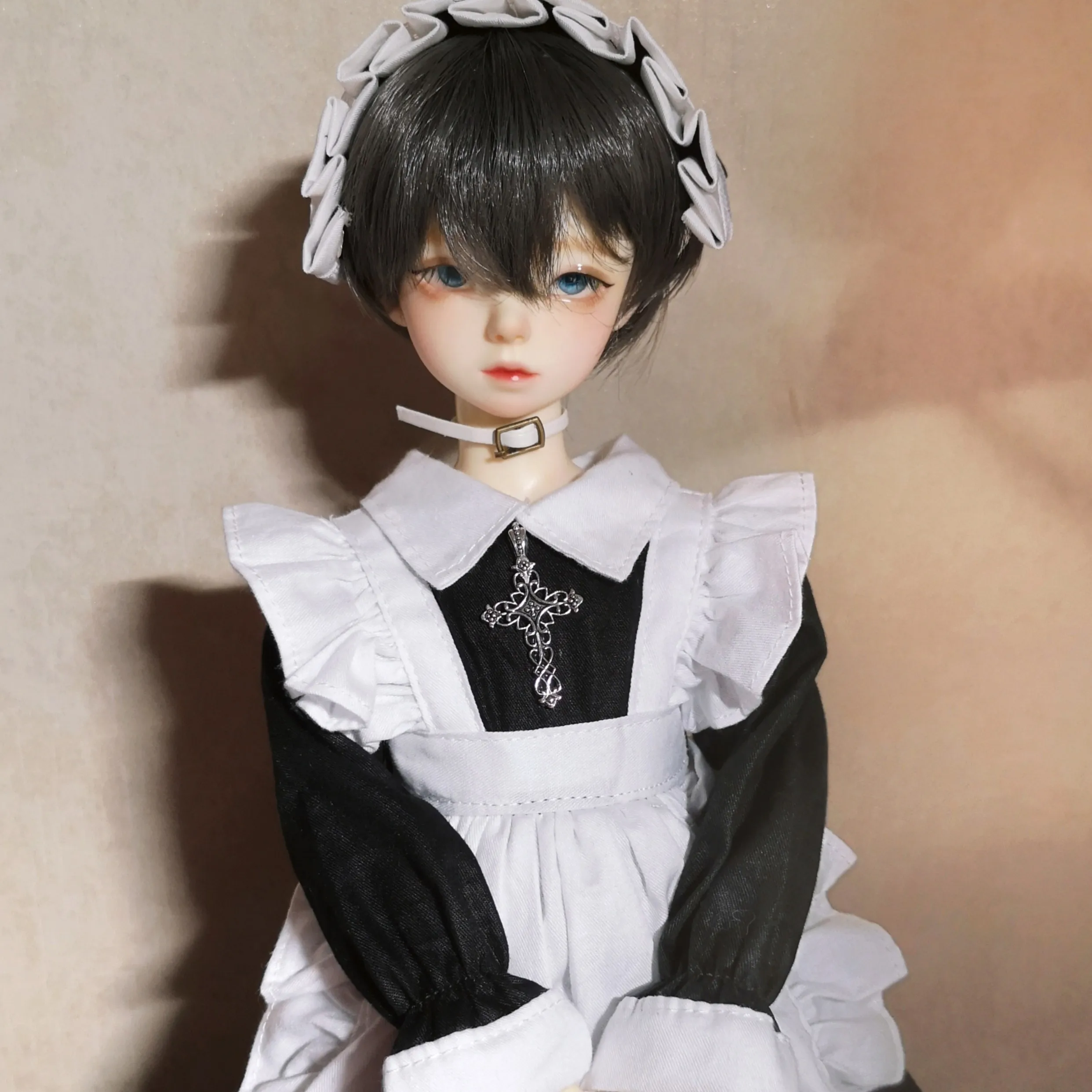 Одежда для куклы BJD подходит 1-3 1-4 1-6 blyth размер MSD YOSD милая черно-белая горничная