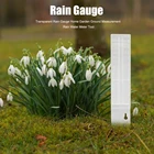 Пластиковый прозрачный измеритель дождя для дома и сада