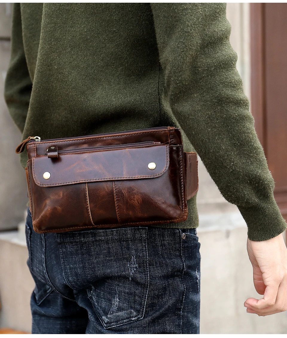 Модные женские поясные сумки из натуральной кожи поясная сумка для телефона Мини