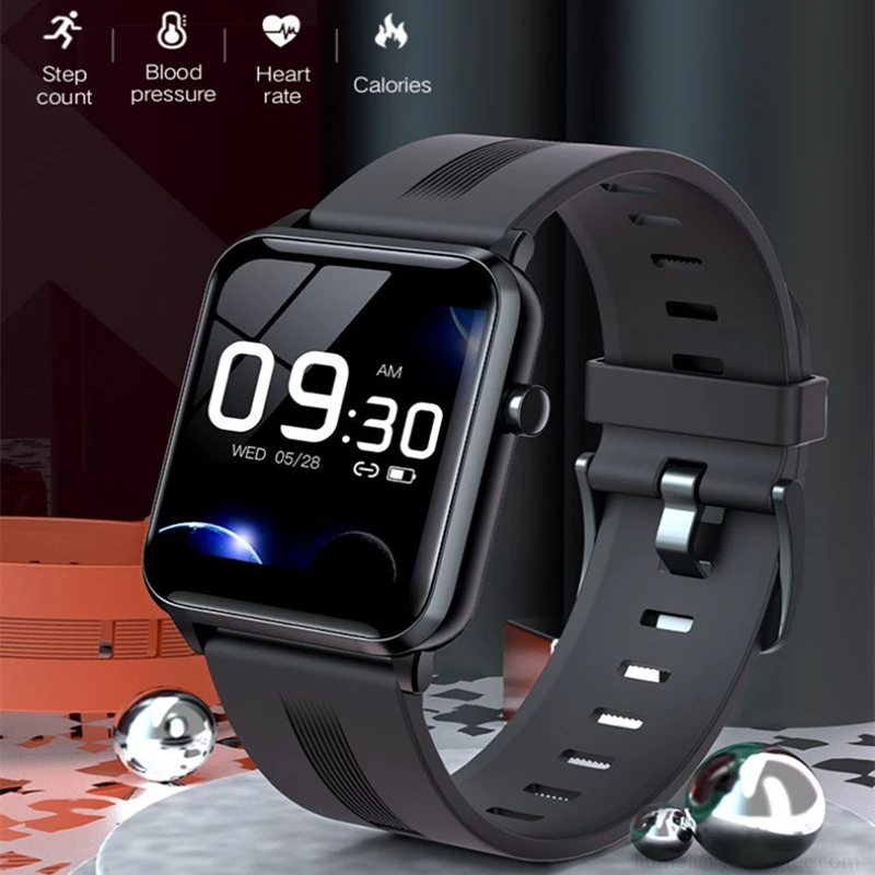 

Умные часы для мужчин и женщин, управление музыкой, информация о прослушивании музыки, напоминание о вызовах, полносенсорные многофункцион...