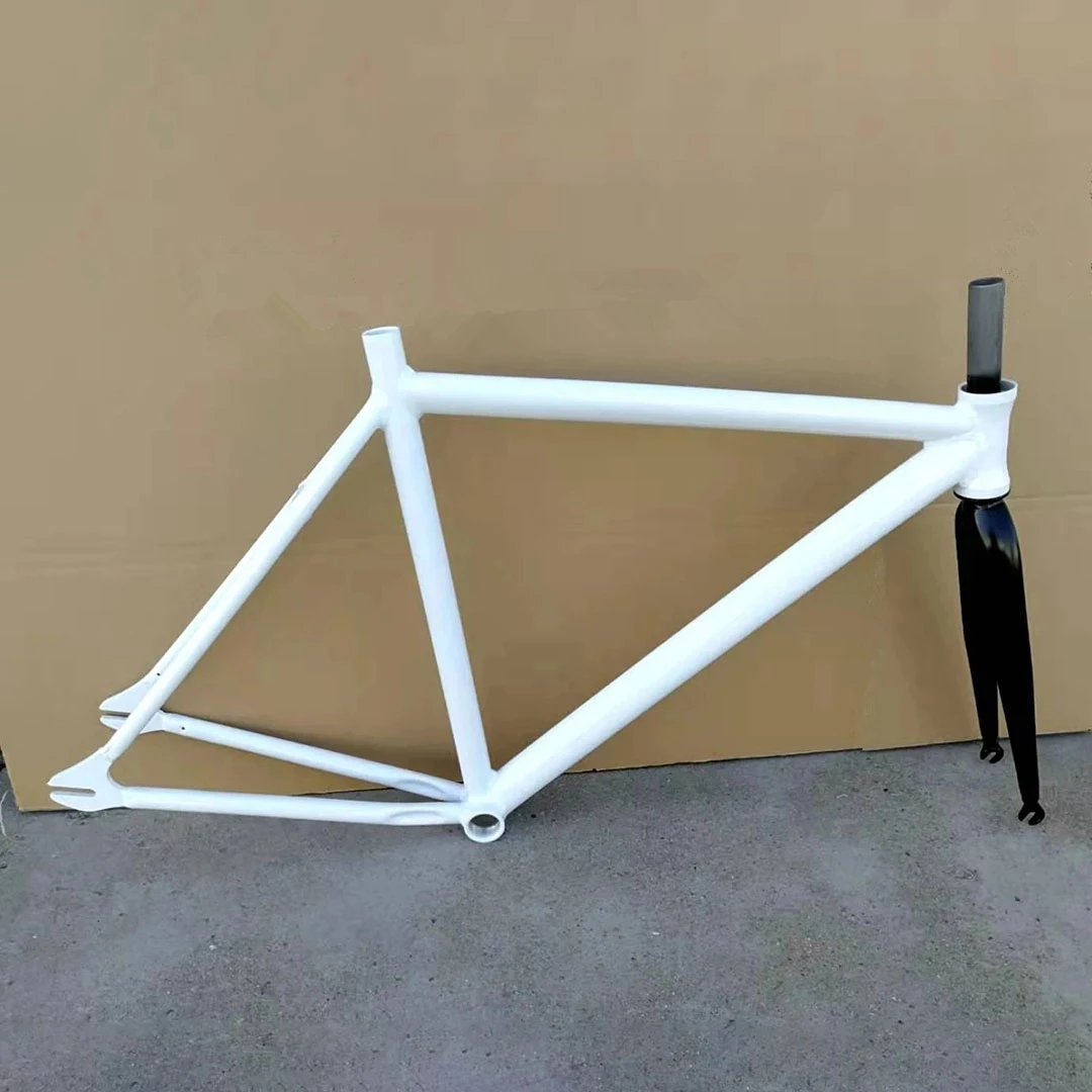Серая велосипедная Рама с фиксированным механизмом рама из алюминиевого сплава