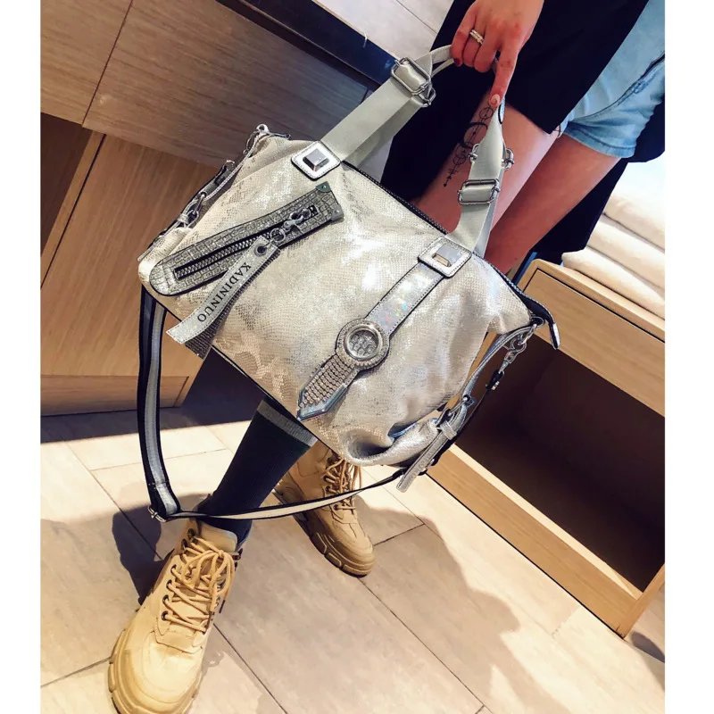 

Sac A Main Luxury Rhinestone Designer Handbags Brand 2021 Fashion Diamond Top-handle crossbody Bags For Women Rivet Shoulder Bag
