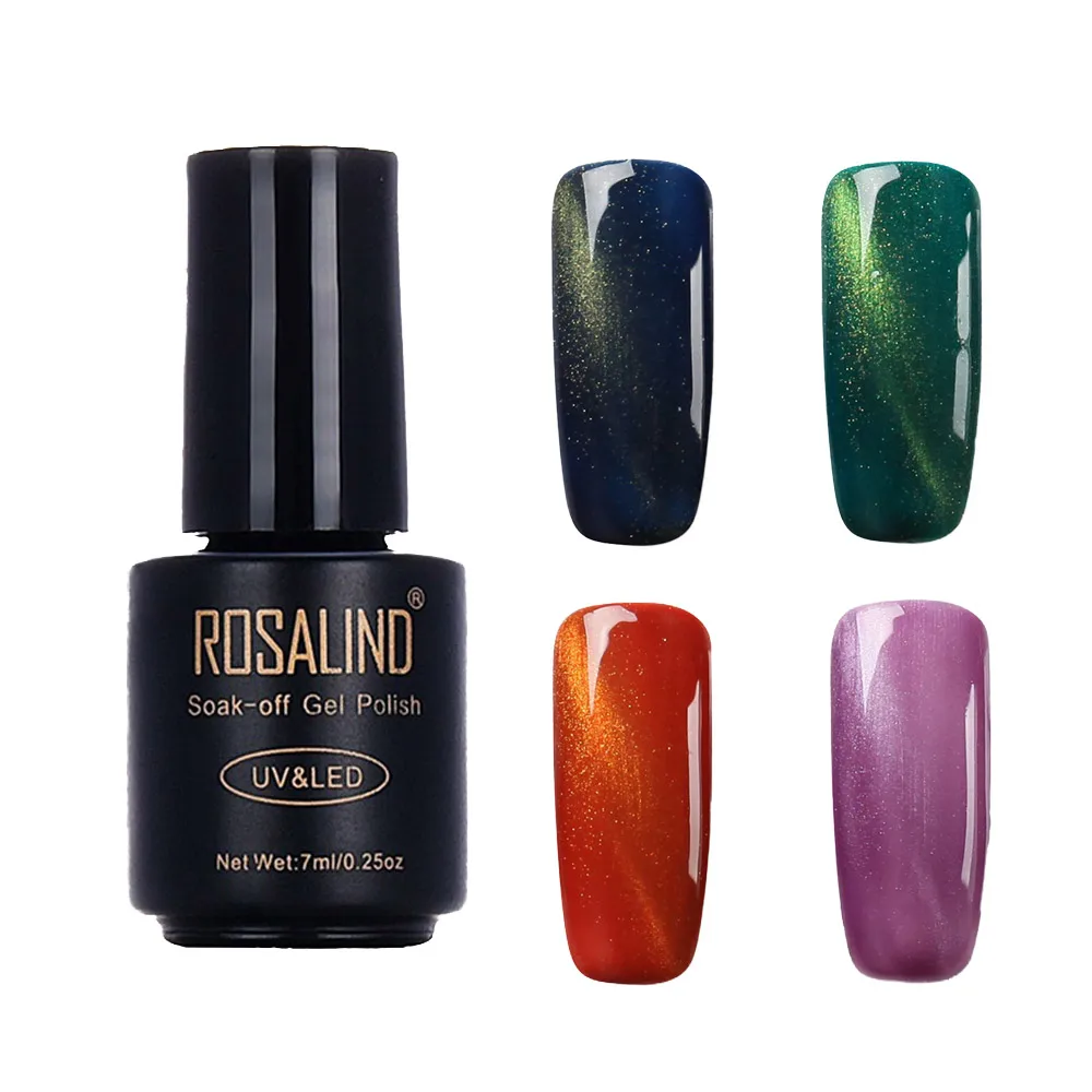 1*ROSALIND Cat Eye Glue 3D Phototherapy Fashionable Nail Decor Supplies Polish | Красота и здоровье
