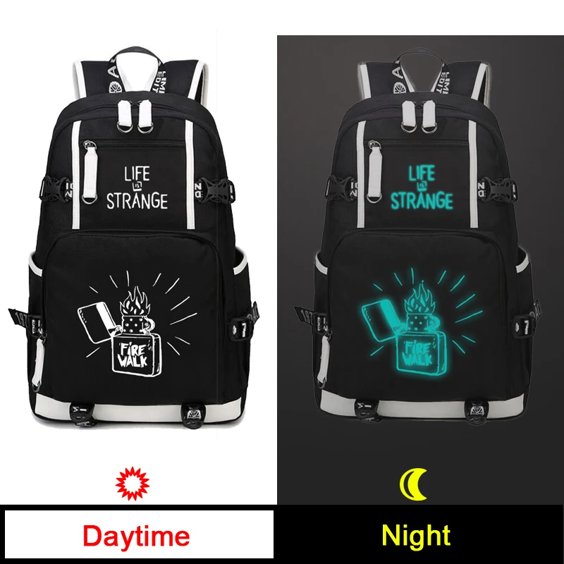 

2021 New Hot Life is Strange Backpack Cosplay Game oxford Bag Schoolbag Travel Bags