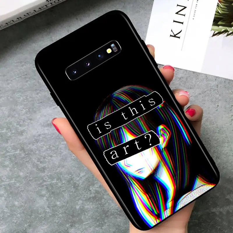 sad anime aesthetic senpai for samsung galaxy s21 note 20 s20 fe lite ultra 10 9 8 pro s10e s10 5g s9 s8 s7 s6 plus phone case free global shipping