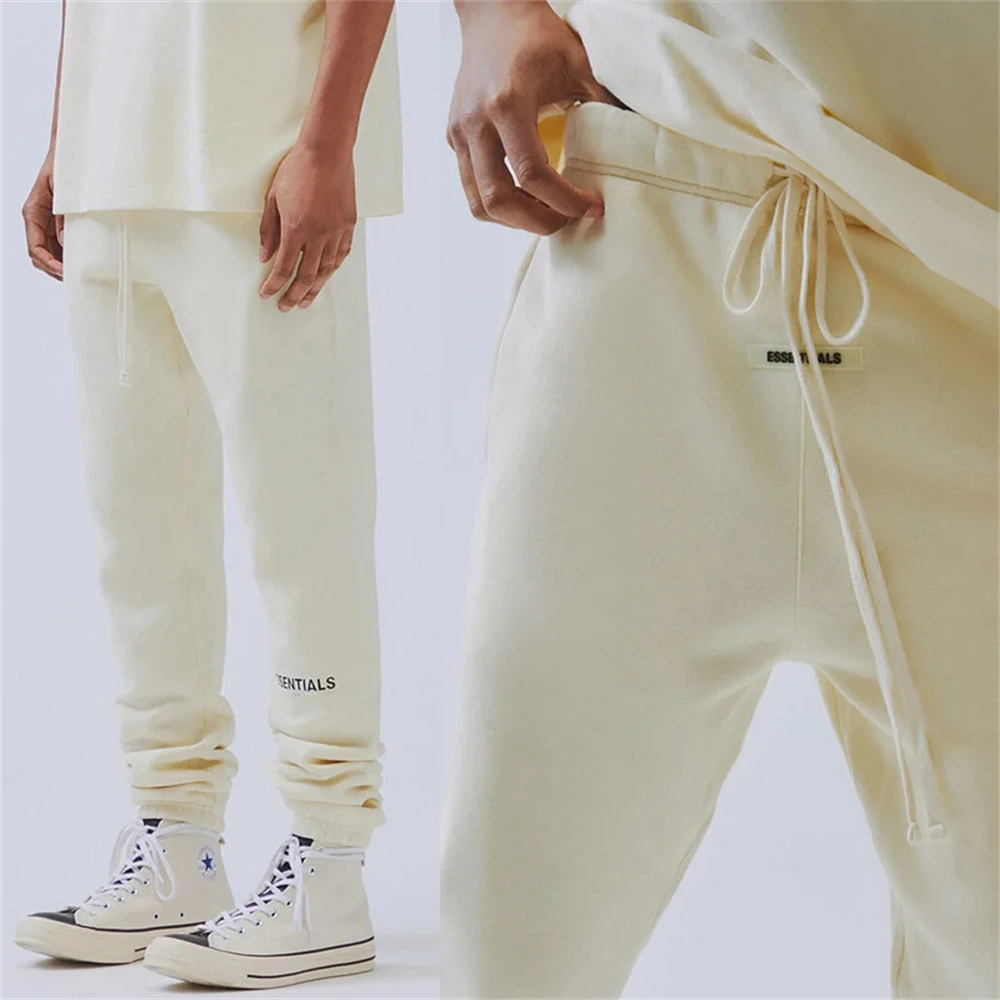 Бренд ESSENTIALS1:1 зимние теплые спортивные мужские повседневные брюки 21S Tide женские