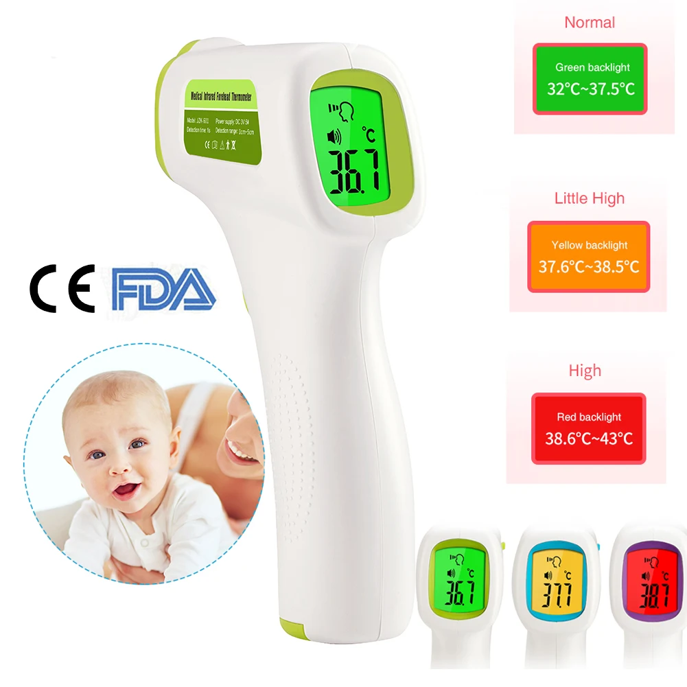2020 Non-contact Infrared Electronic Temperature Measurement Digital Meter IR termometro infrarojo digital | Инструменты