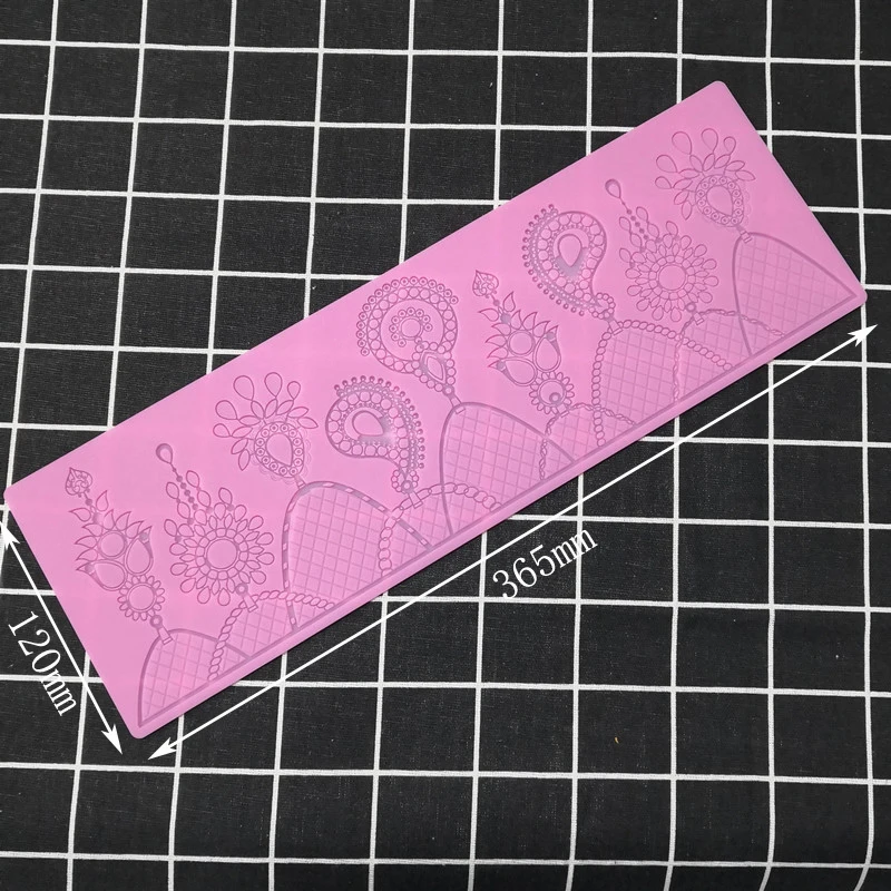 Новая подвесная кружевная силиконовая форма инструмент для украшения краев