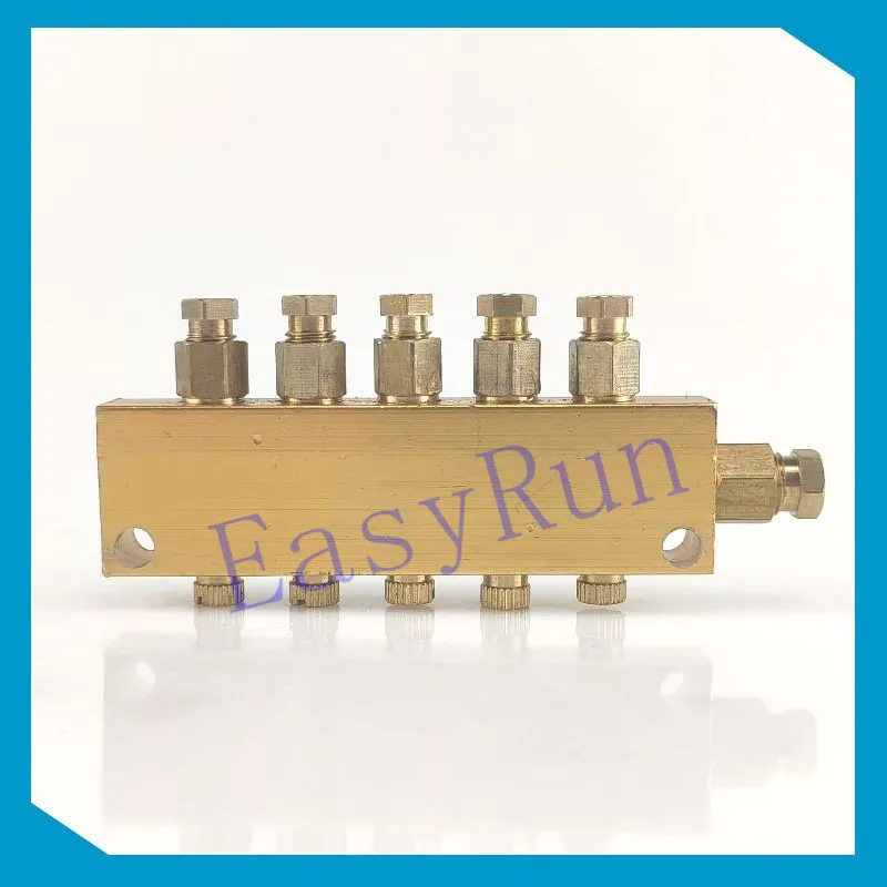 Подробная информация о латунном 5-ходовом регулируемом смазочном масляном