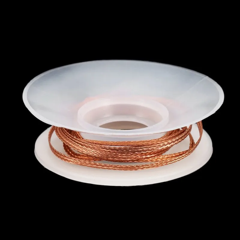 

2.0mm 2.5mm 3mm 3.5mm Width 1.5M Length Desoldering Braid Welding Solder Remover Wick Wire Lead Cord Flux BGA Repair Tool