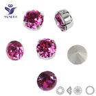 1357 блестящая огранка фуксия блестящие стразы s Пришивные хрустальные камни с острым основанием камни аппликация для обуви драгоценные камни бисер для Стразы