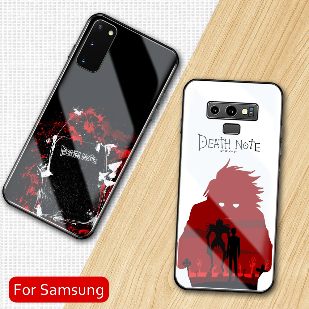 Чехол-накладка из закаленного стекла для Samsung Galaxy Note 8 9 10 20 pro S8 S9 S10 s20 plus ultra S10e |