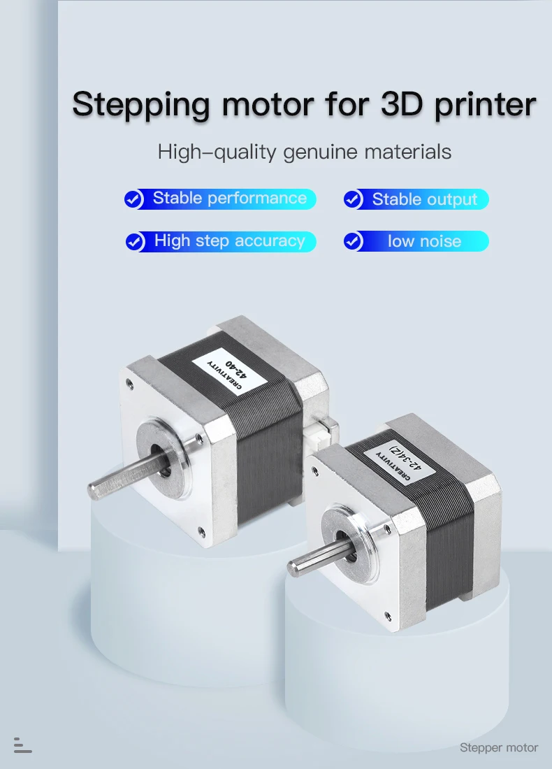 Шаговый двигатель для 3D-принтера 42-34 с синхронным колесом REPRAP Makerbot Creality Ender 3 CR10