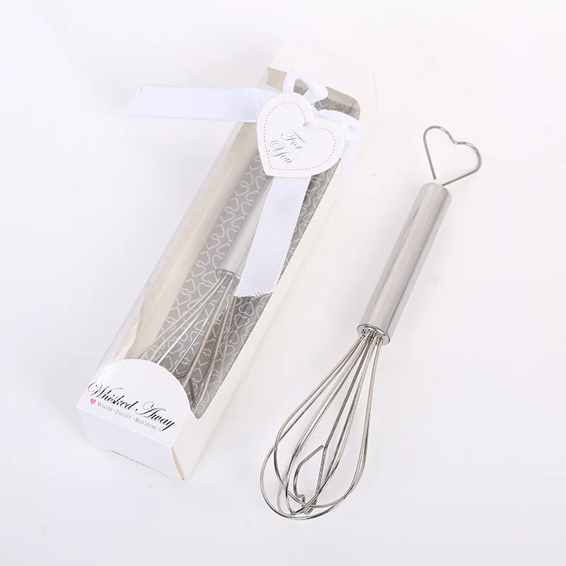 Ручной венчик для яиц в форме сердца из нержавеющей стали кухонные свадебные