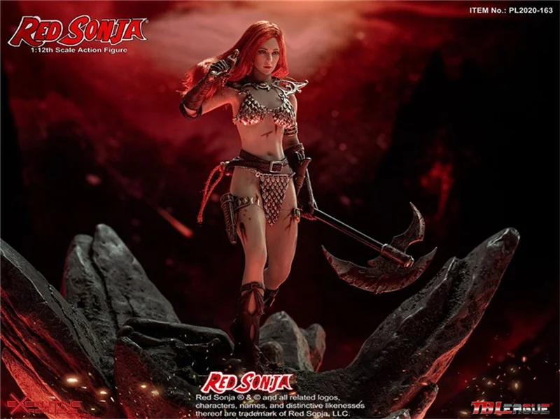 

TBLeague 1/12 масштаб PL2020-163 Red Sonja Warrior Queen 6 "фигурка коллекция игрушек для коллекции