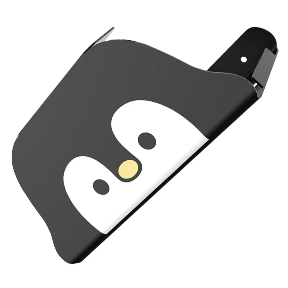 

1Pc Kitchen Tissue Holder Punch Free Wall Mount Roll Paper Case (Black)