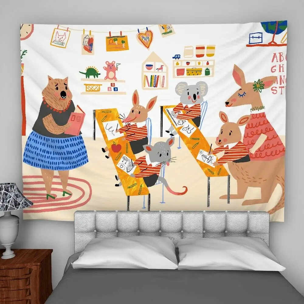 Детский Настенный Гобелен для учебы украшение дома|Декоративные гобелены| |