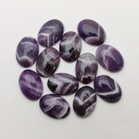 fashion new wolf teeth amethysts natural stone beads for jewelry making 25x18mm 20x30mm cab cabochon charm 12pcslot wholesale