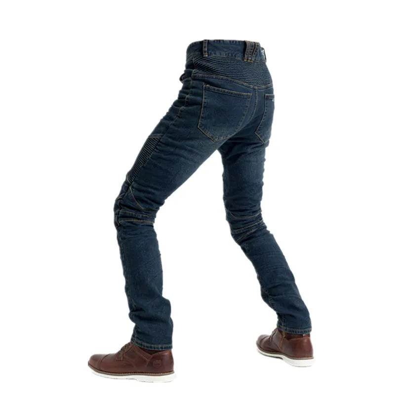 

Motorcycle jeans Anti-fall outdoor riding jeans Motorcycle Pants men and women motorcycle Racing Jeans with knee Pads