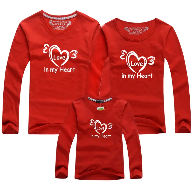 

New Autumn Adult Kids Clothing Family Christmas Matching T-shirts Clothes Mother Father Children Family Matching Outfits