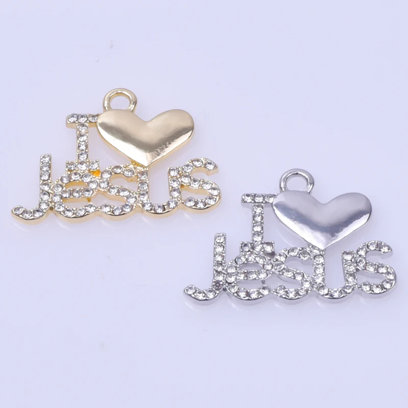 

5pcs Crystal Jesus Pendant Necklace DIY Jewelry Making Charm Pendants Christ Accessories For Women Men Handmade Charms Supplies