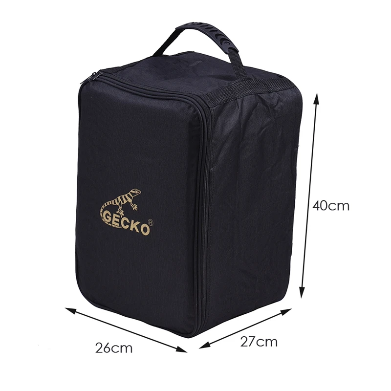 

GECKO M01 Adult Cajon Box Drum Bag Backpack Case 600D 5MM Cotton Padding with Carry Handle Shoulder Strap
