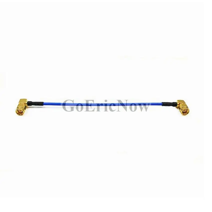 5 шт. RF белый/синий отрезок прямоугольный SMA штекер на Полужесткий кабель-адаптер