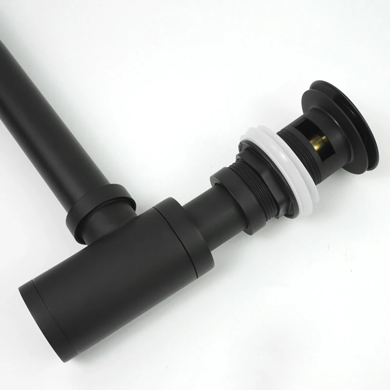 Сифон для ванной комнаты сливная труба раковины латунная дезодорирующая ловушка