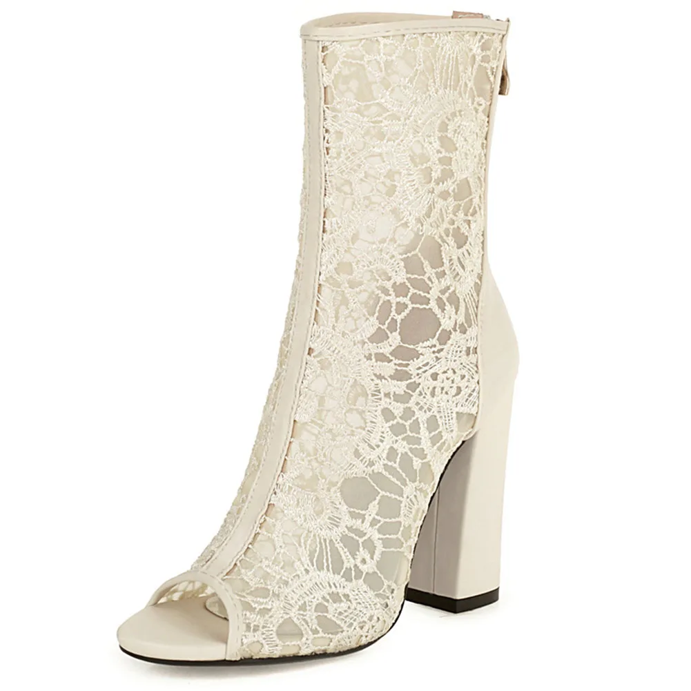 

DORATASIA Brand New Female Thick High Heels Sandals Fashion Peep Toe Hollow Sandals Women Concise Summer Boot Shoes Woman